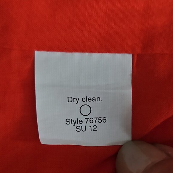 J. Crew Schoolboy Orange Linen Blazer - Picture 6 of 7